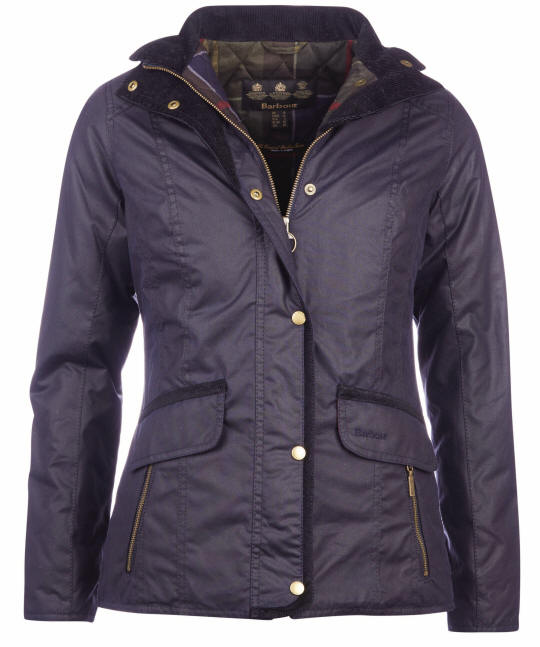 Barbour fitted wax store jacket